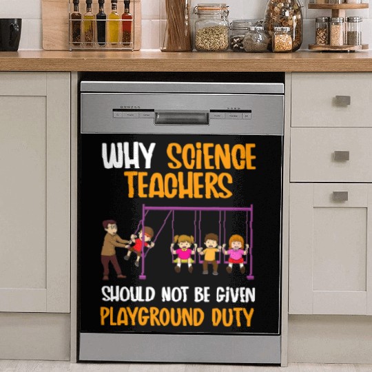 Funny Science Teacher Cool Physics Chemistry Dish Washer Covers