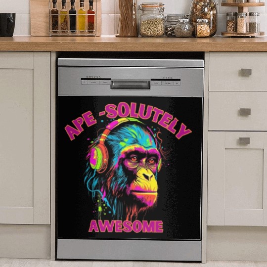 Unleash Your Wild Side with this Ape Dish Washer Covers