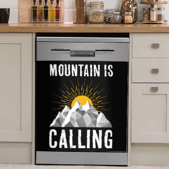 Mountain is Calling Mountain lover Climber Dish Washer Covers