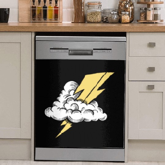 Lightning Bolt Dish Washer Covers