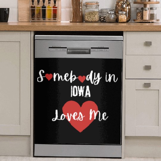 Somebody in Iowa Loves Me Dish Washer Covers