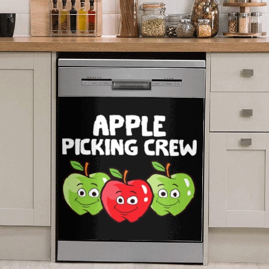 Apple Farmer Apple Lover Fruit Funny Apple Picking Dish Washer Covers
