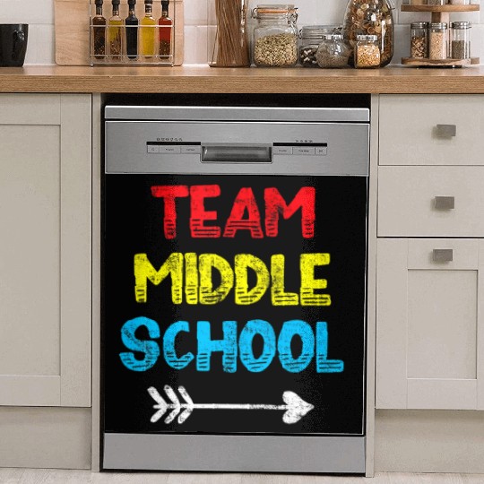 Middle School Teacher Student Back to School Dish Washer Covers