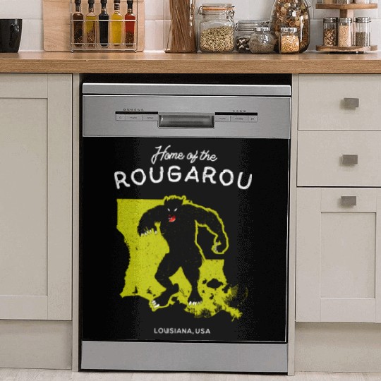 Home Of The Rougarou Louisiana Usa Cryptid Dish Washer Covers