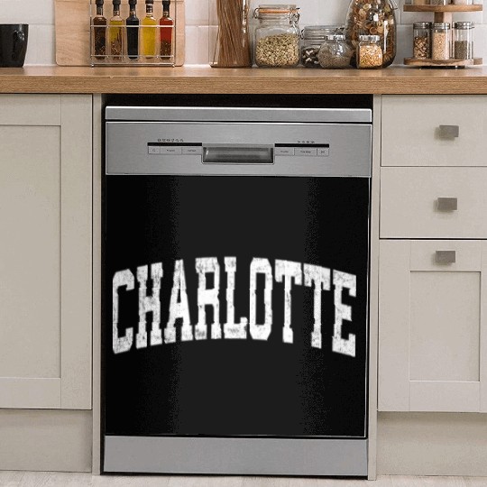 Charlotte North Carolina Nc Athletic Sports Dish Washer Covers