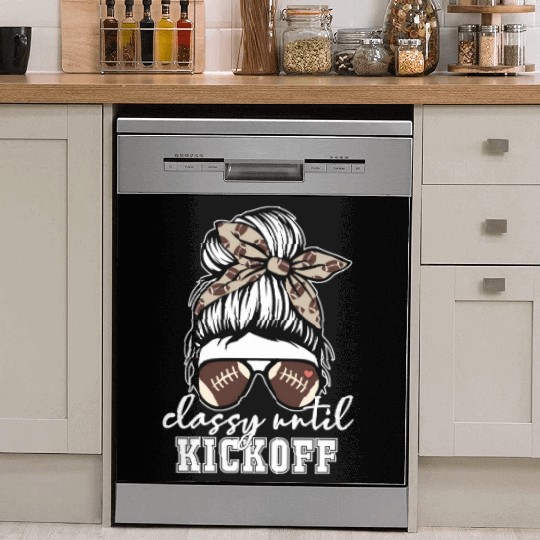 Classy Until Kickoff American Football Game Day s Dish Washer Covers