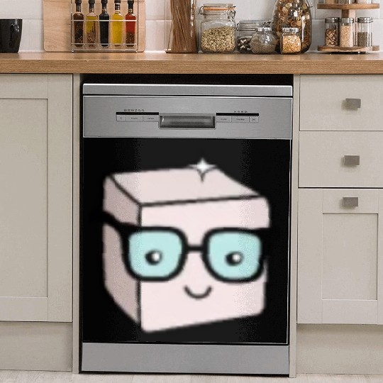 Sweet Sugar Sugar Cube Pocket Design Dish Washer Covers