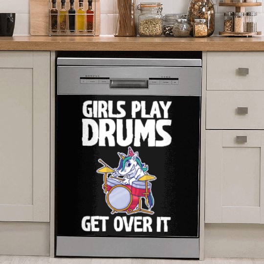 Girls Play Drums, Get Over It 2 Dish Washer Covers