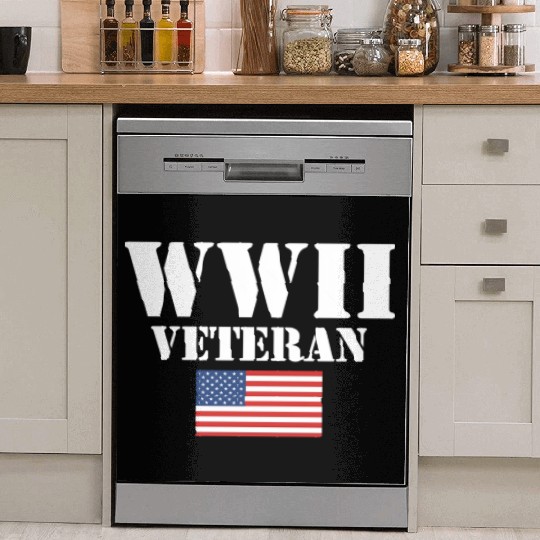 American Patriot Wwii Veteran Military World War 2 Dish Washer Covers