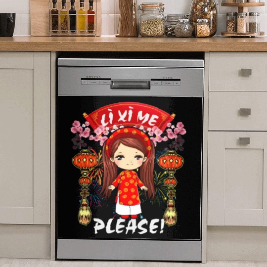 Li Me Please Vietnamese Lunar New Year Dish Washer Covers