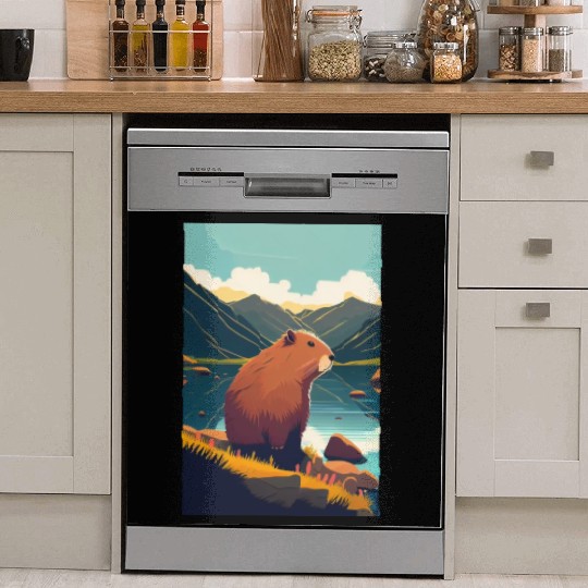 Capybara Nature Capibara Dish Washer Covers
