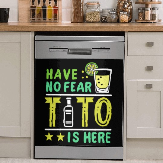 Vodka Tito Is Here Dish Washer Covers