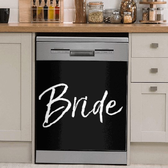 Getting Ready Bride Groom Wedding Bride Dish Washer Covers