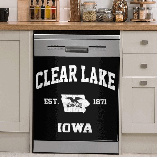 Clear Lake Iowa Ia State Athletic Style Dish Washer Covers