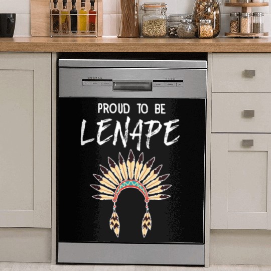 Proud To Be Lenape Delaware Native American Pride Dish Washer Covers