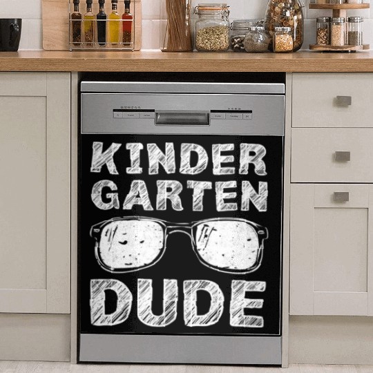 Kindergarten Dude Back to School First Day Pre-k Dish Washer Covers