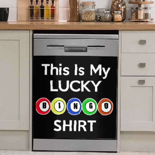 Lucky Bingo For Bingo Players Dish Washer Covers