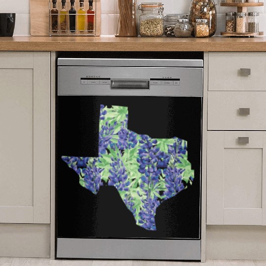 Tx Bluebonnet Texas Native Bluebonnets Dish Washer Covers