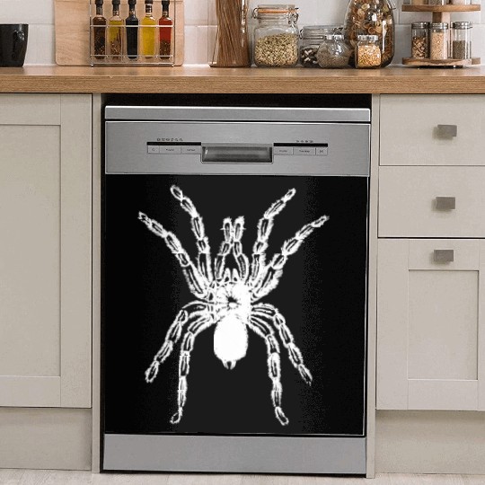 Scary der Halloween Tarantula Pet Dish Washer Covers
