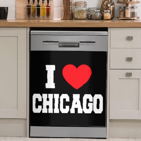 I Love Chicago Dish Washer Covers