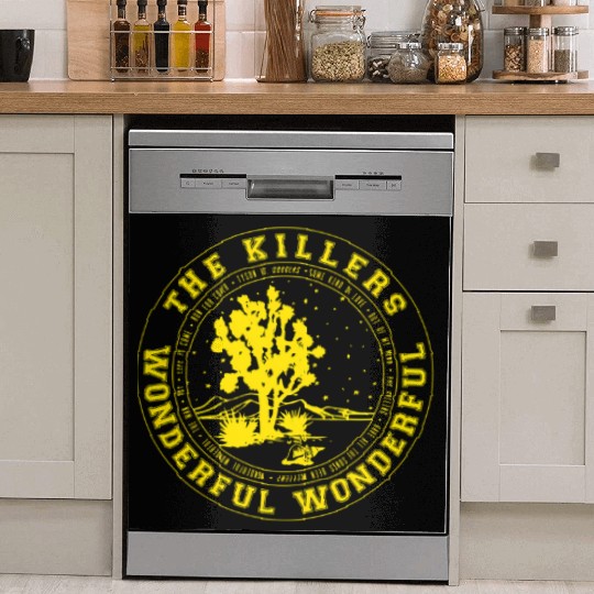 Official The ers Yellow Black Desert Dish Washer Covers