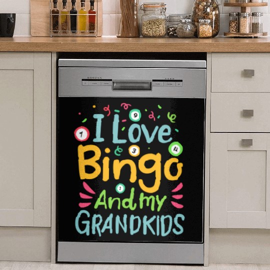 Bingo Grandma Or Grandpa Bingo And My Grand Dish Washer Covers