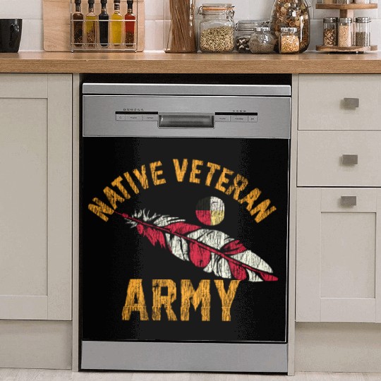Native American Vietnam Veteran Dish Washer Covers