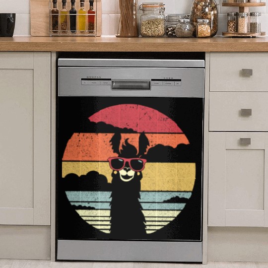 Llama Alpaca Dish Washer Covers