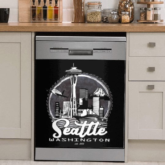 Seattle Pacific Northwest Emerald City Dish Washer Covers