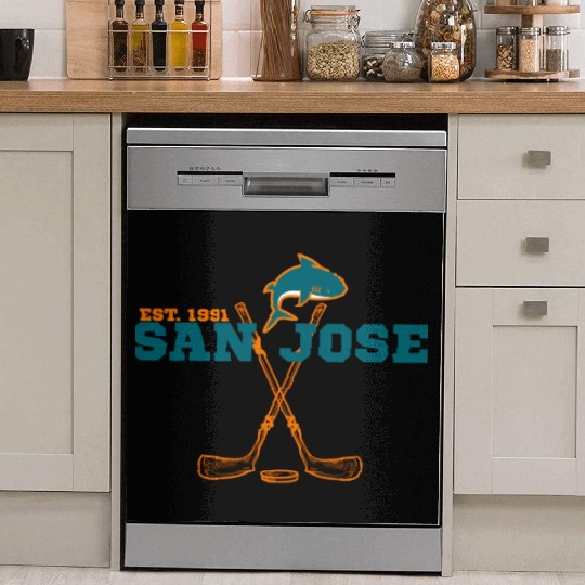 San Jose Est 1991 Sports Team Novelty Athletic Dish Washer Covers