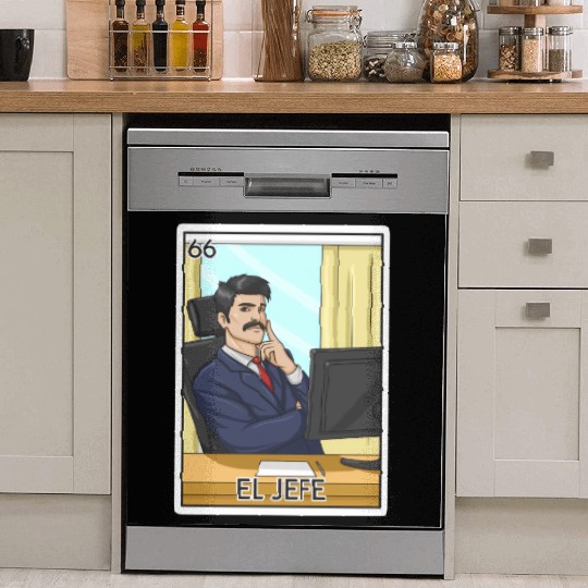 El Jefe The Boss Card Mecan Lottery The Chief Dish Washer Covers