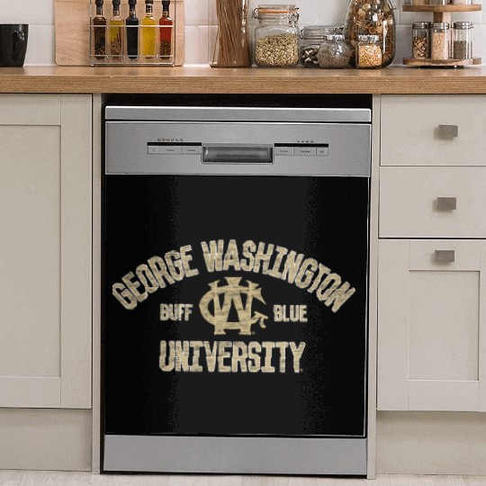 George Washington Colonials Arch Over Team Color Dish Washer Covers