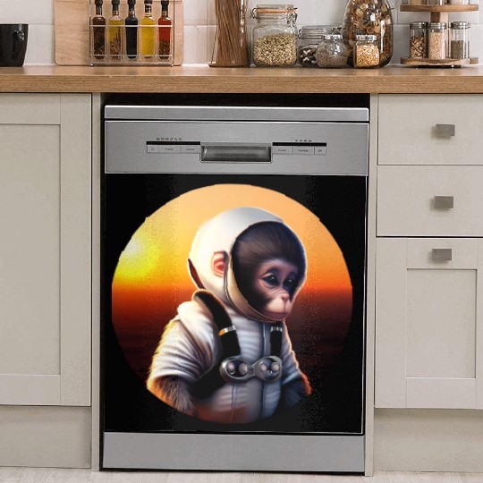 Astronaut monkey Dish Washer Covers