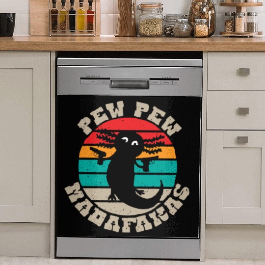 Axolotl Fan Axolotl Pew Pew Madafakas Dish Washer Covers