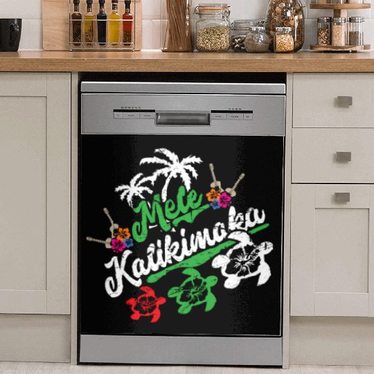Mele Kalikimaka - Fun Merry Dish Washer Covers