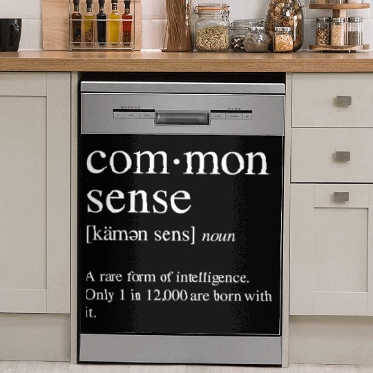 Common Sense Definition A Rare Form Of Dish Washer Covers