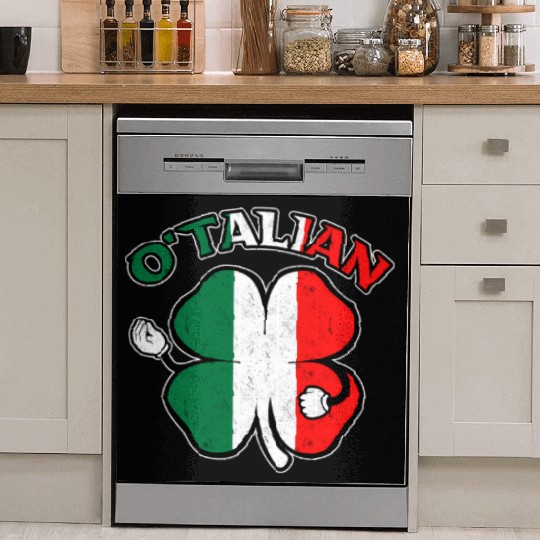 Italian St Patric Day Irish Italian O'Talian Dish Washer Covers