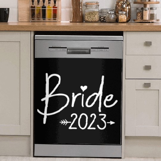 Bride 2023 For Wedding Or Bachelorette Dish Washer Covers