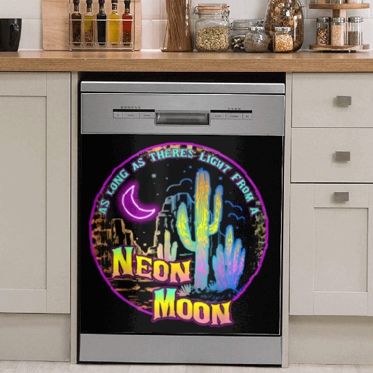 As Long As Theres Light From A Neon Moon Country Dish Washer Covers