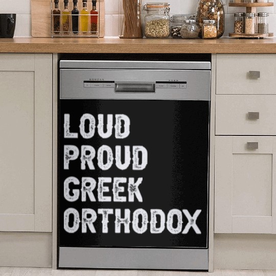 Loud Proud Greek Orthodox Dish Washer Covers