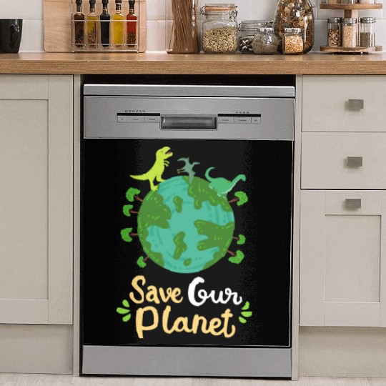 Earth Day Planet Save Our Planet Environmentalist Dish Washer Covers