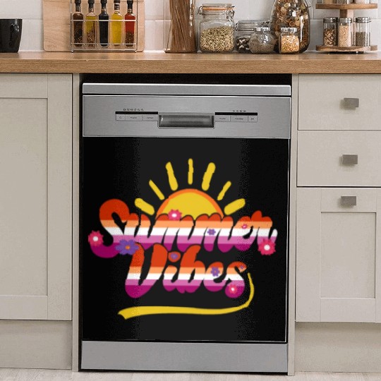 LGBTQ Summer Vibes, Summer Vacation, Lesbian Dish Washer Covers