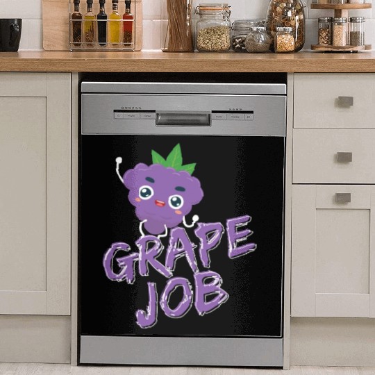 Grape Job Dish Washer Covers