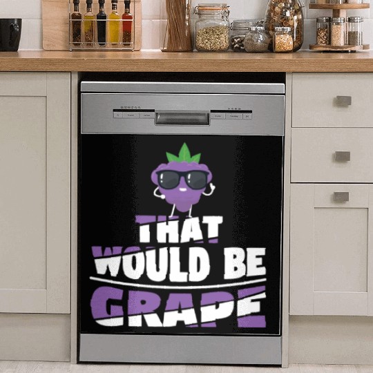 That Would Be Grape Dish Washer Covers