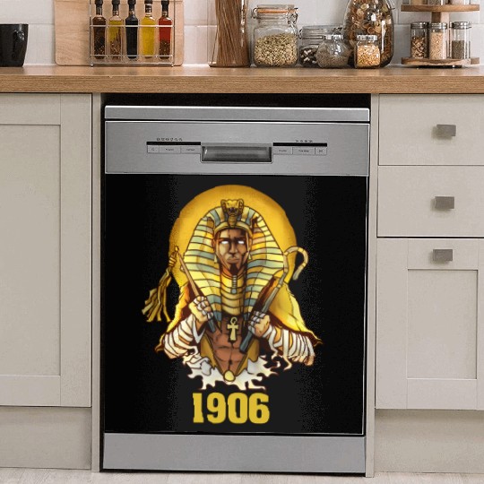 1906 Sphinx Alpha Ace Fraternity Pharoah Dish Washer Covers