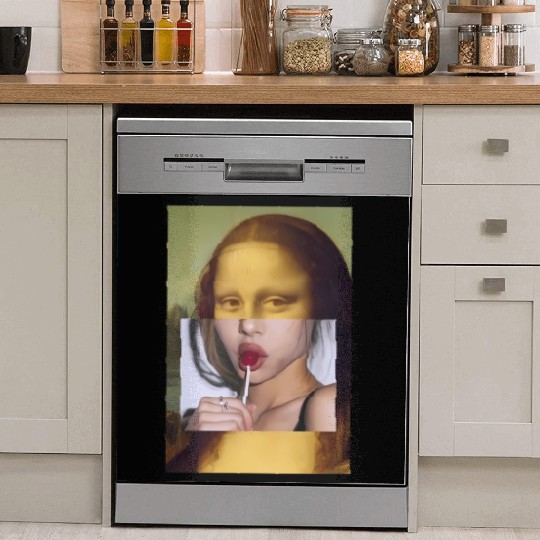 Mona Lisa Lollipop Mona Lisa Dish Washer Covers