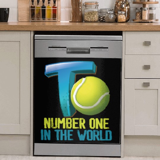 Tennis Terms Tennis Player Numbere On In The World Dish Washer Covers