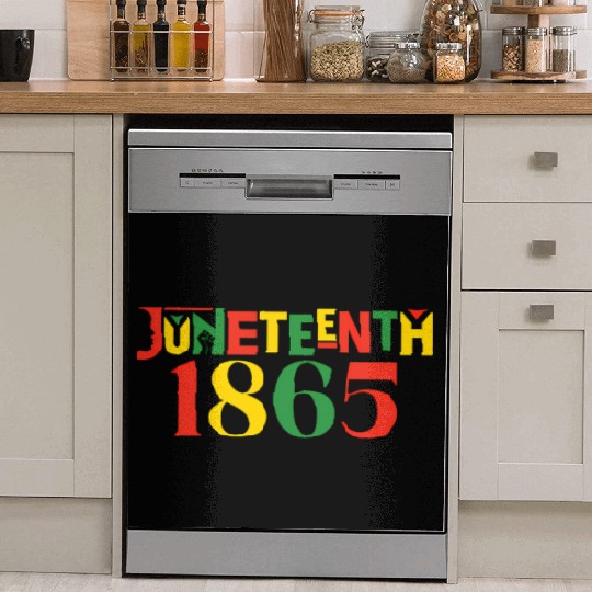 Juneteenth 1865 Leopard Celebrate African Dish Washer Covers