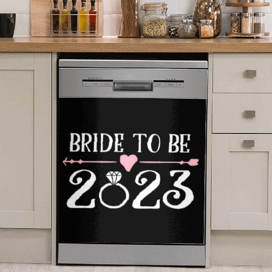 Bride To Be 2023 Engagement Ring Future Bride Dish Washer Covers