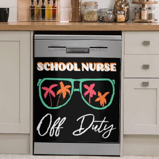 school nurse off duty Dish Washer Covers